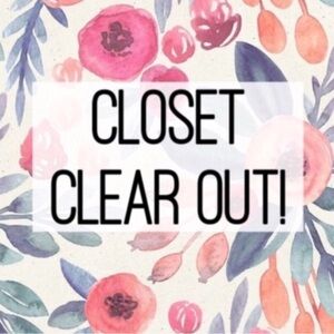 Closet Clear Out!